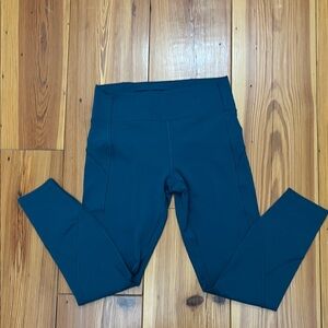 Teal lululemon Leggings size 8